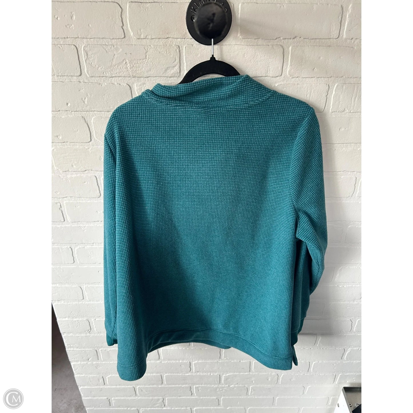 Sweatshirt Crewneck By Denim And Co Qvc In Blue, Size: L