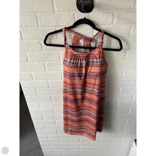 Dress Casual Short By Prana In Orange & Tan, Size: Xs