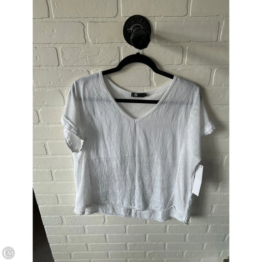 Top Short Sleeve By M Made In Italy In White, Size: M