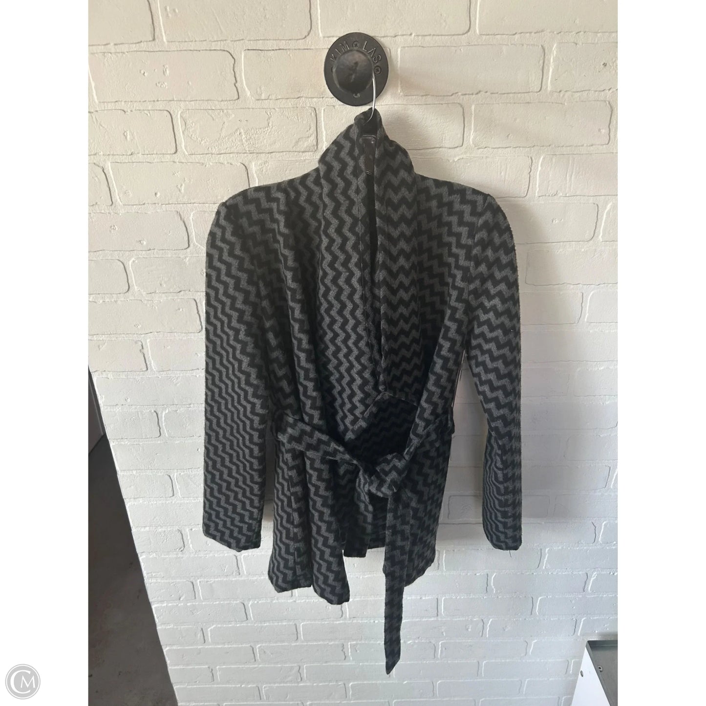 Blazer By Tulle In Black & Grey, Size: S