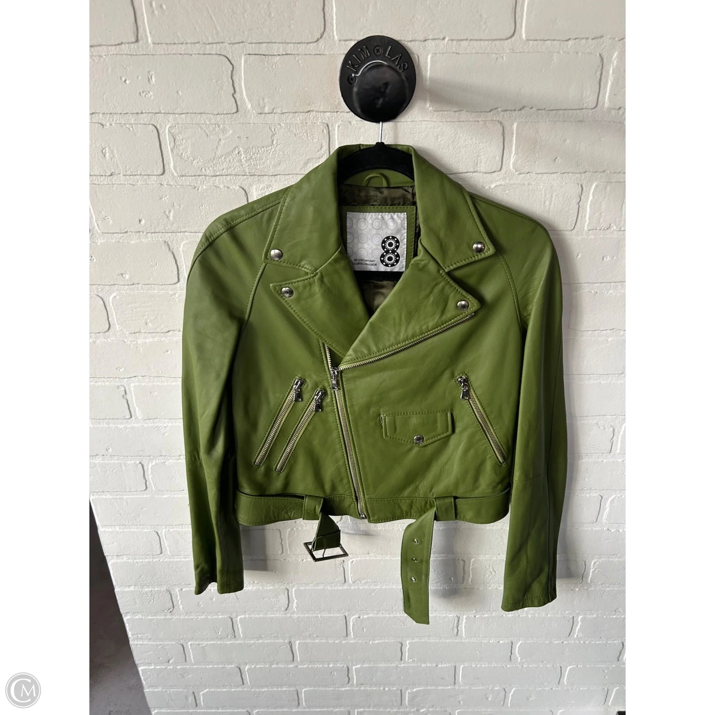 Jacket Moto By Cmc In Green, Size: Xs