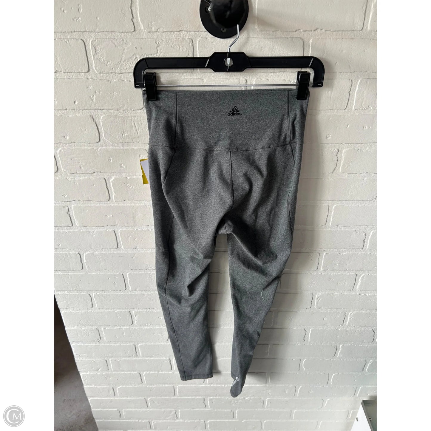 Athletic Leggings By Adidas In Grey, Size: 8