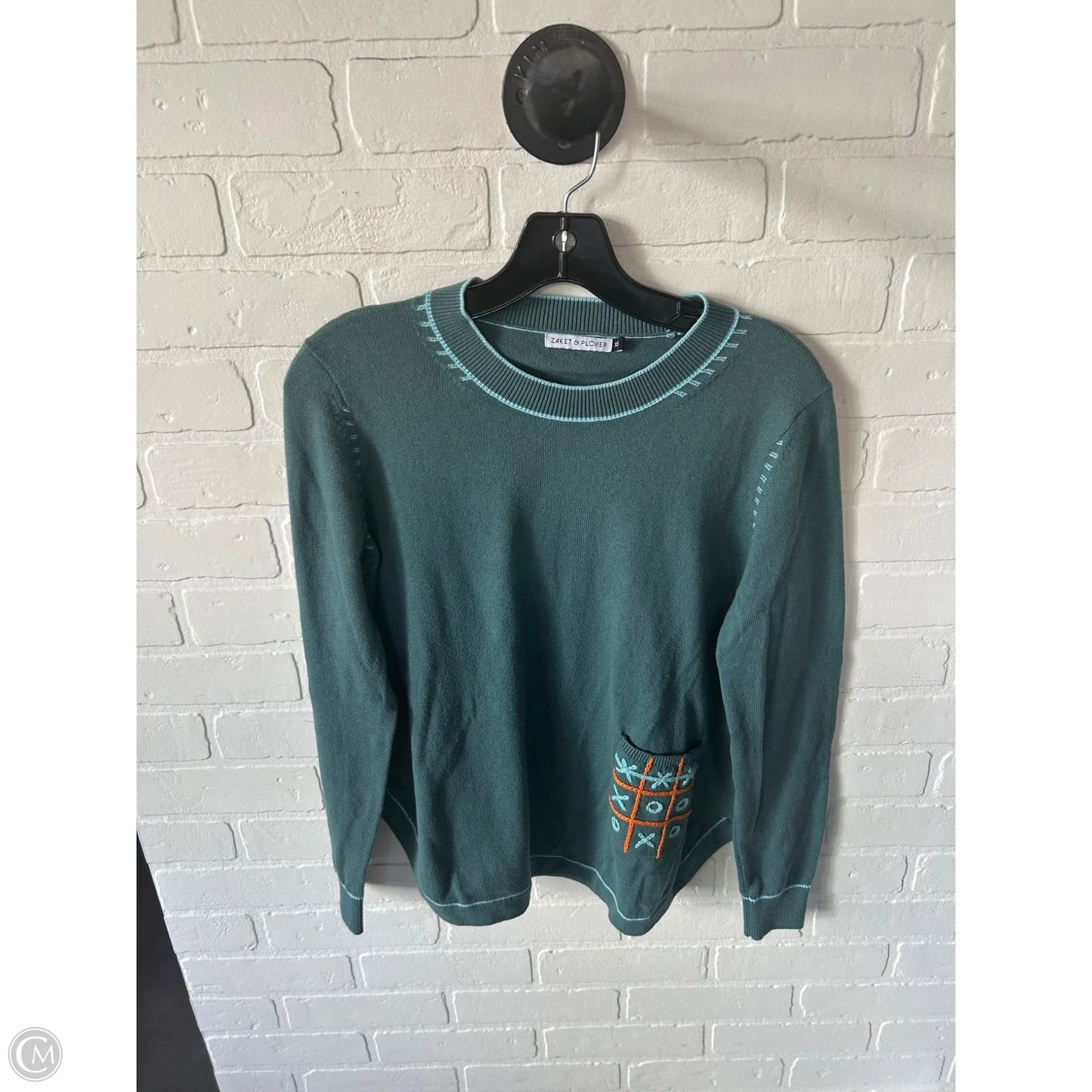 Sweater By Cmc In Green, Size: Xs