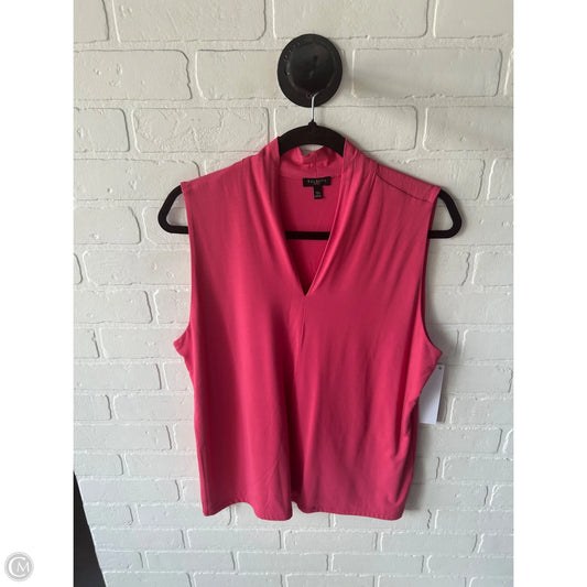 Top Sleeveless Basic By Talbots In Pink, Size: Xlp