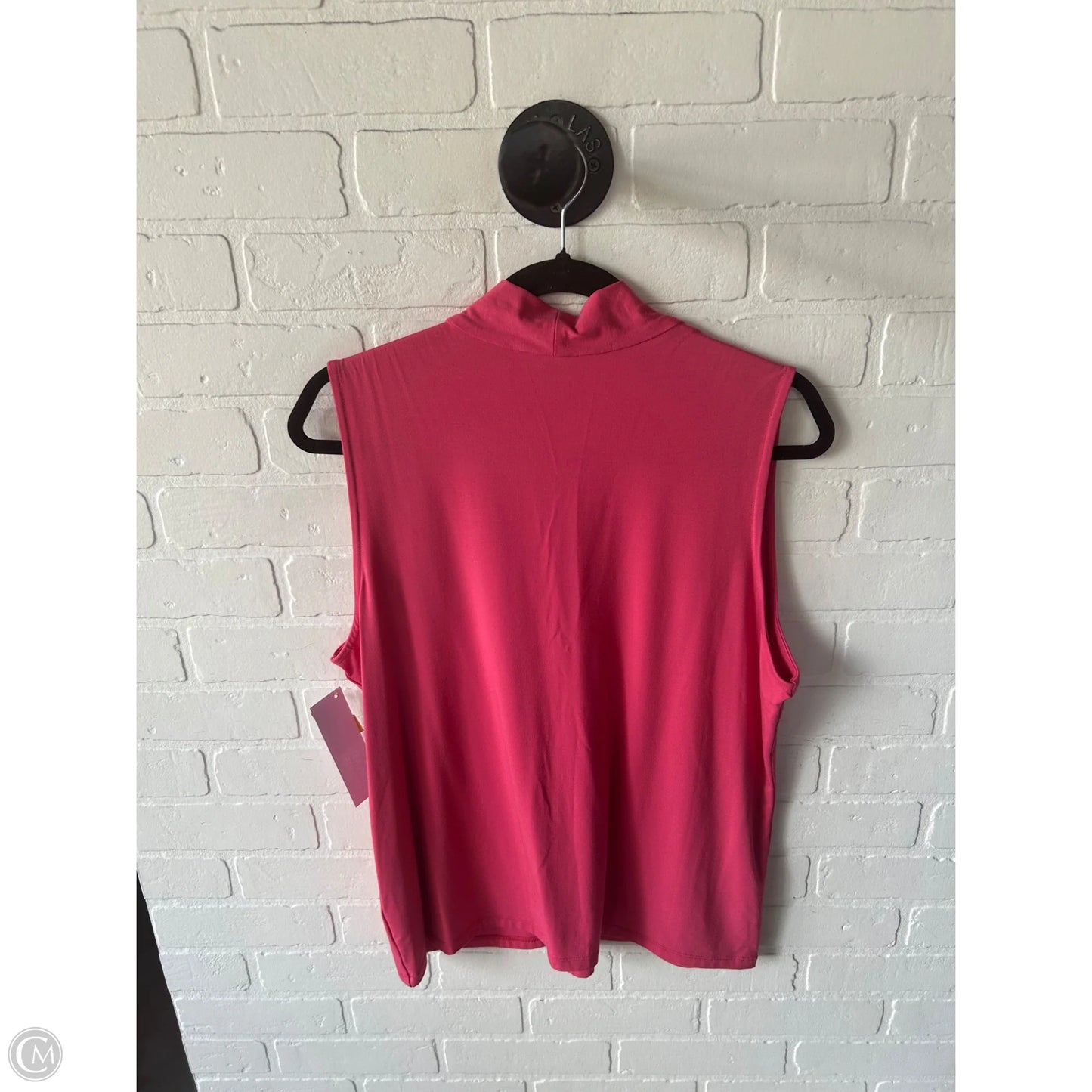 Top Sleeveless Basic By Talbots In Pink, Size: Xlp