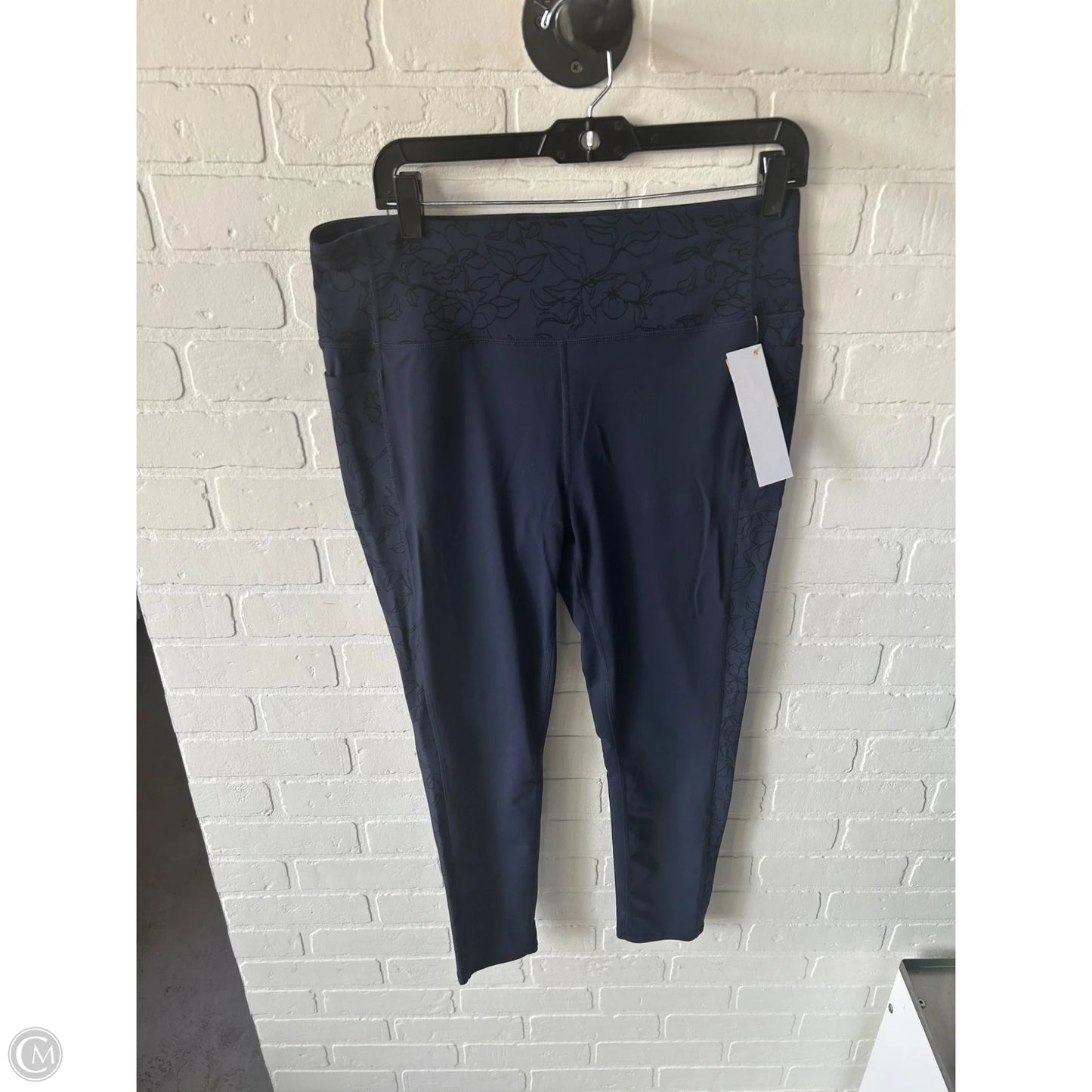 Athletic Leggings By Skechers In Blue, Size: 16