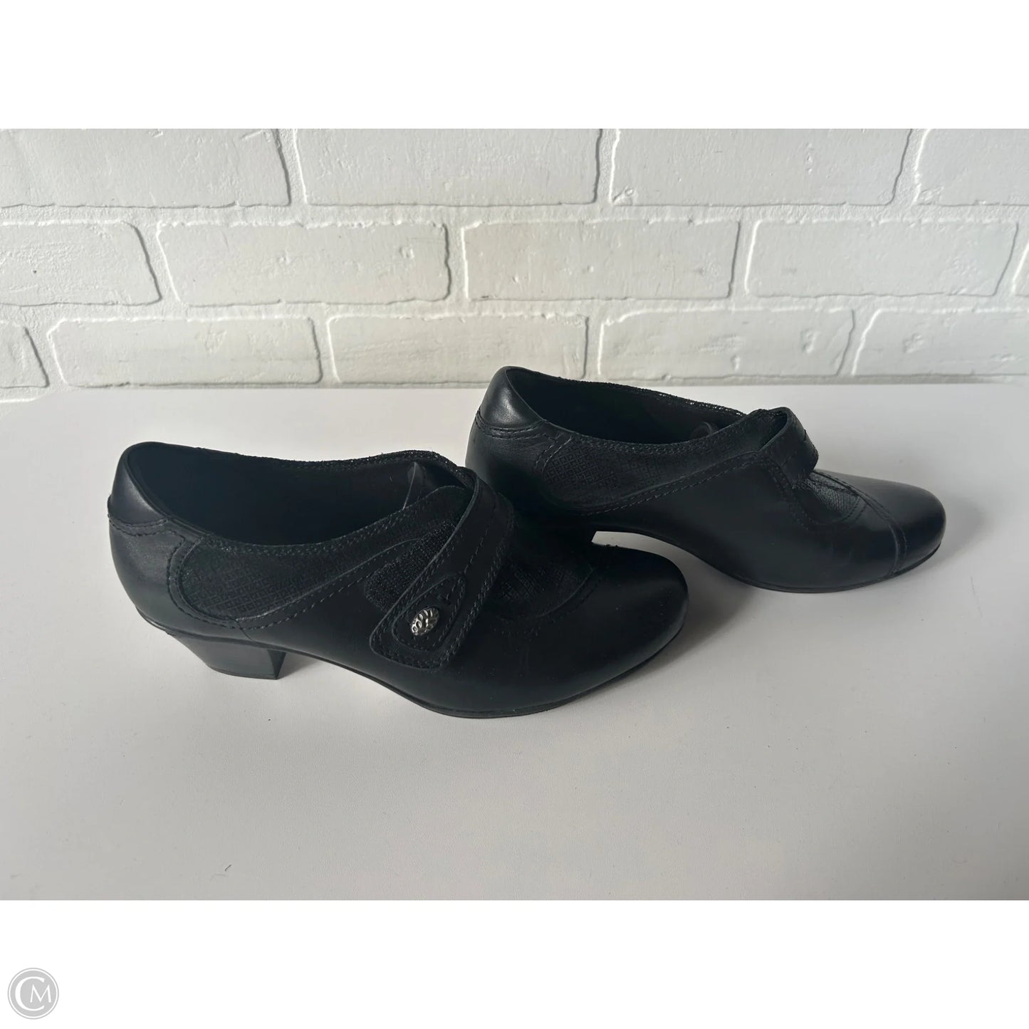 Shoes Heels Block By Earth In Black, Size: 8