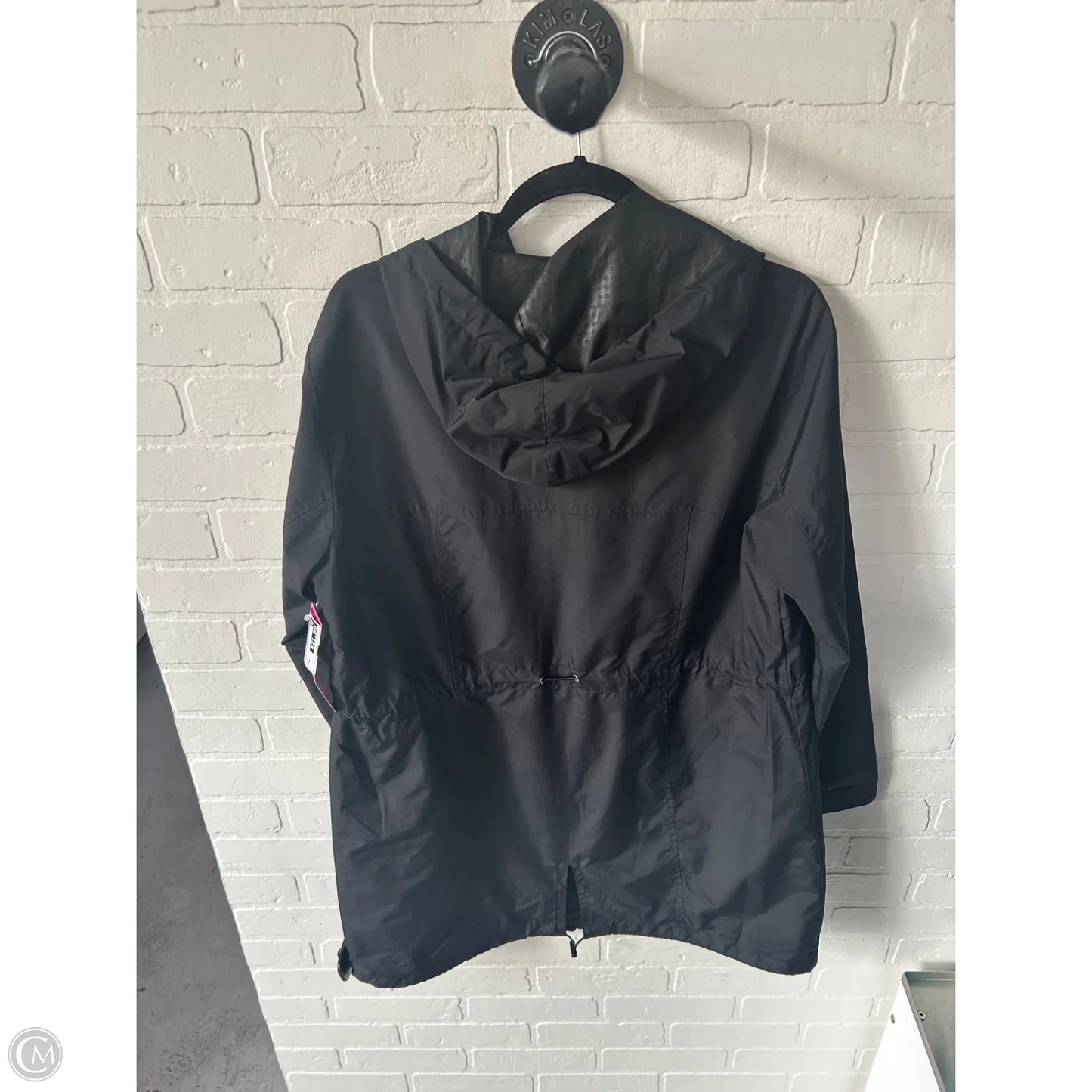 Jacket Windbreaker By Style And Company In Black, Size: M