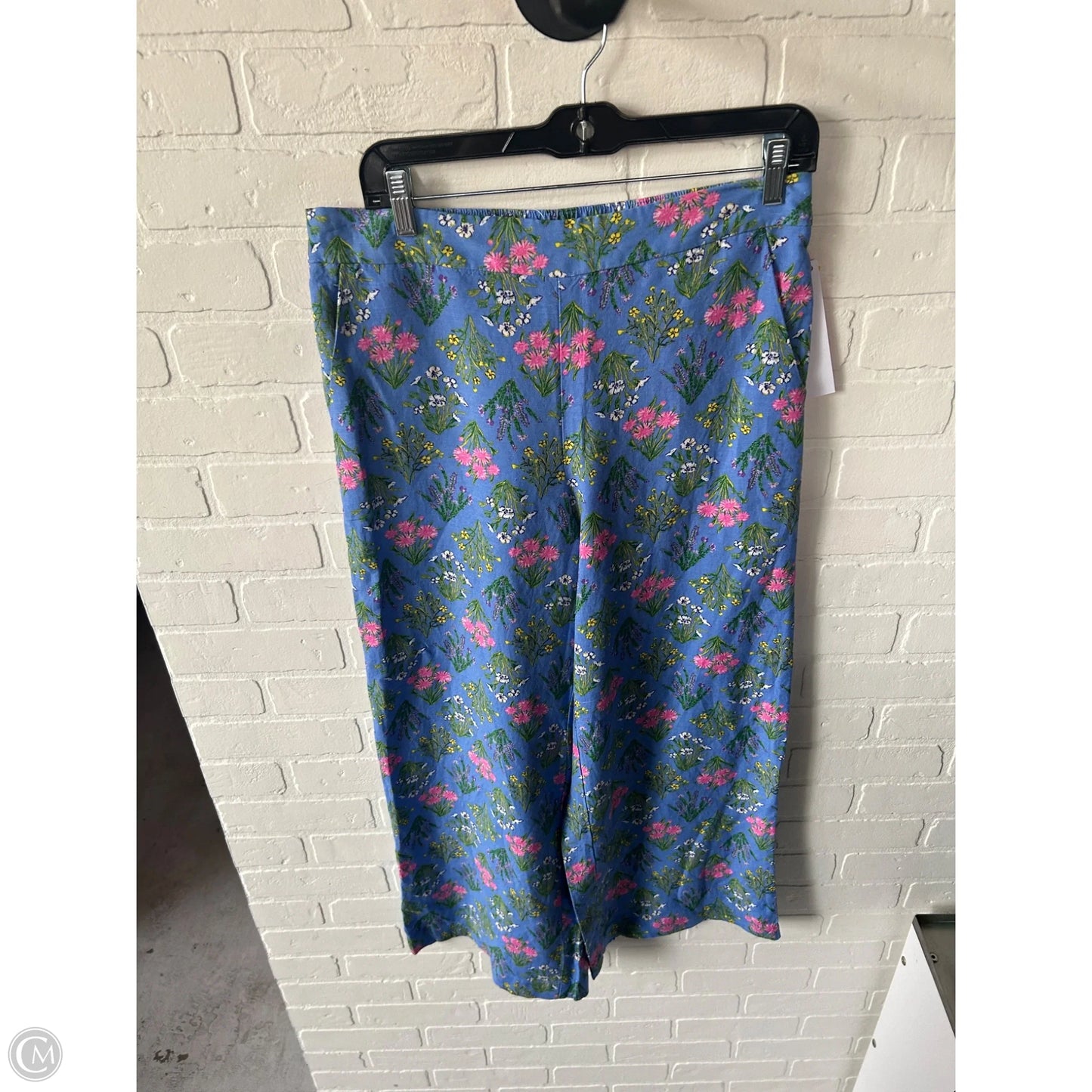 Pants Wide Leg By Loft In Blue & Green, Size: 4