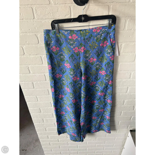 Pants Wide Leg By Loft In Blue & Green, Size: 4