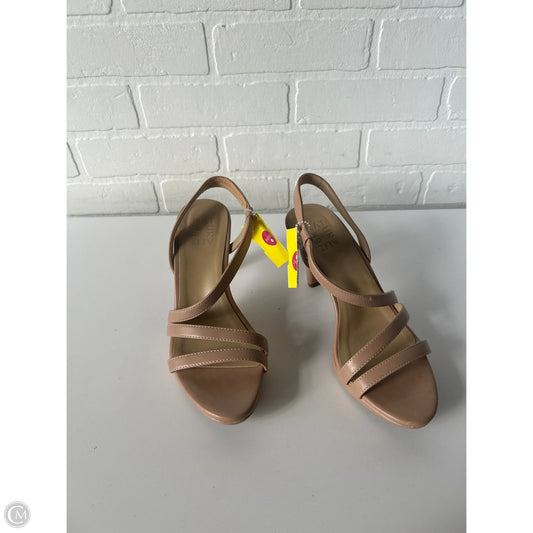 Sandals Heels Block By Naturalizer In Pink, Size: 7.5