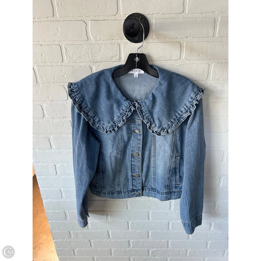 Jacket Denim By Mable In Blue Denim, Size: S