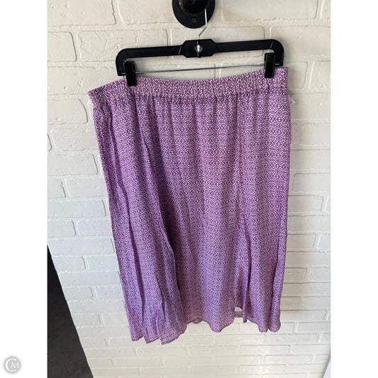 Skirt Maxi By Cj Banks In Purple, Size: 14