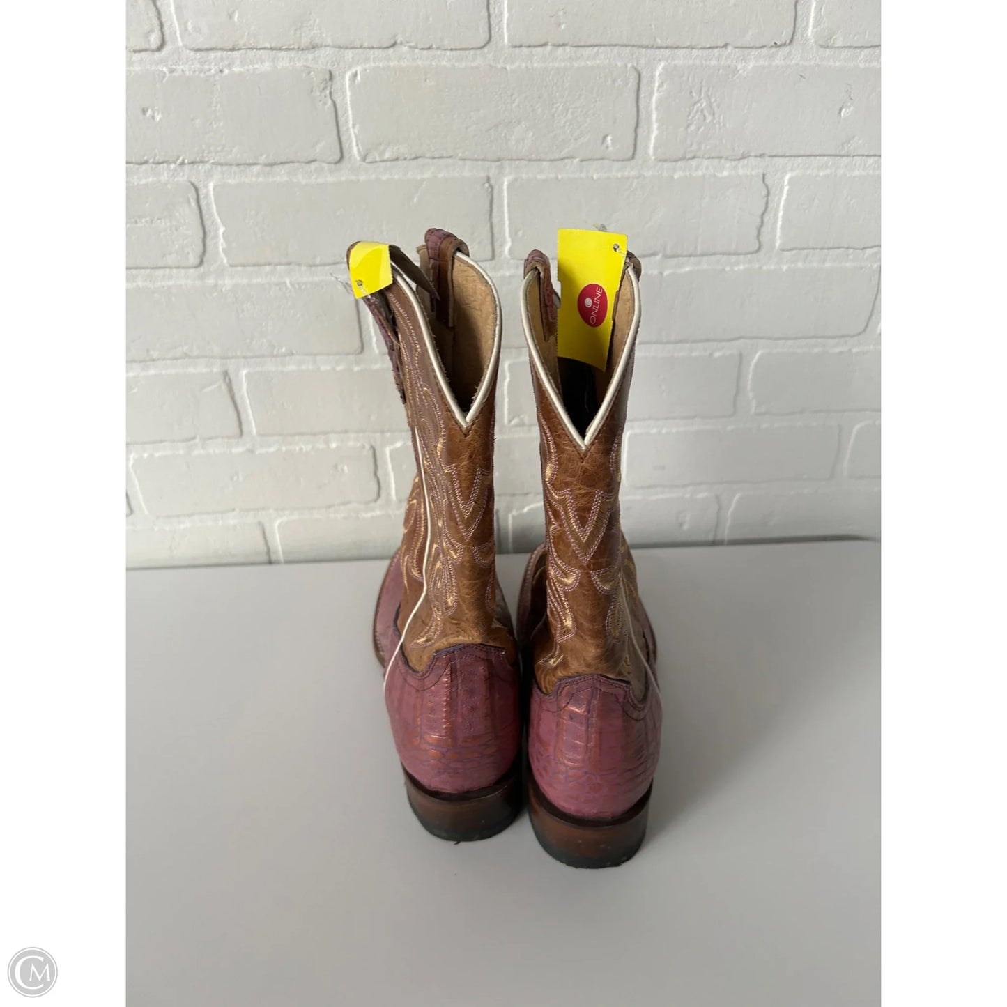 Boots Western By Roper In Brown & Purple, Size: 7.5