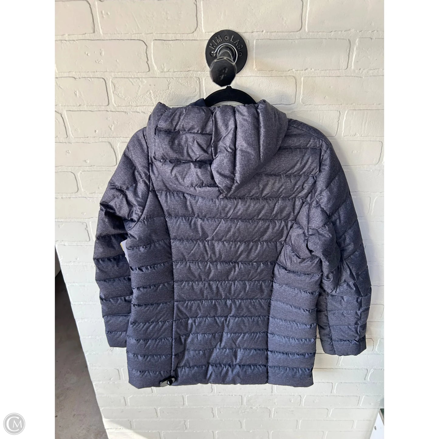 Coat Puffer & Quilted By Eddie Bauer In Blue, Size: L