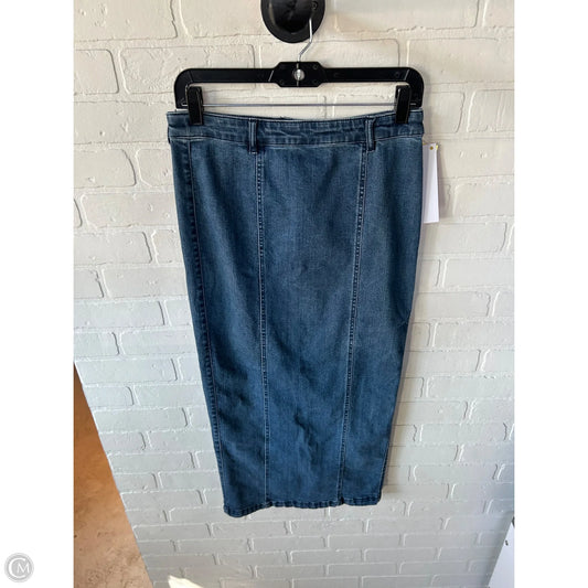 Skirt Maxi By Clothes Mentor In Blue Denim, Size: 4