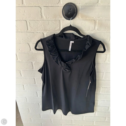 Top Sleeveless By Lulu B In Black, Size: L