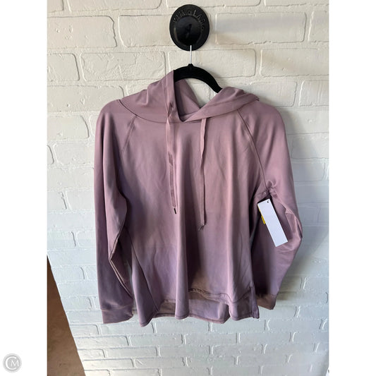 Sweatshirt Hoodie By Eddie Bauer In Purple, Size: Xl