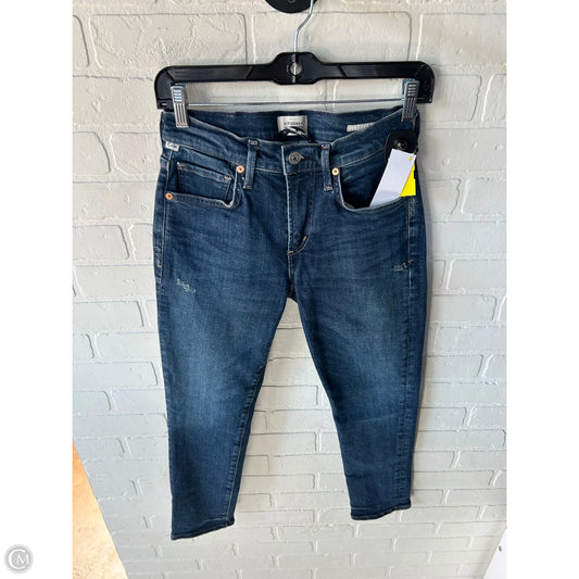 Jeans Skinny By Citizens Of Humanity In Blue Denim, Size: 0