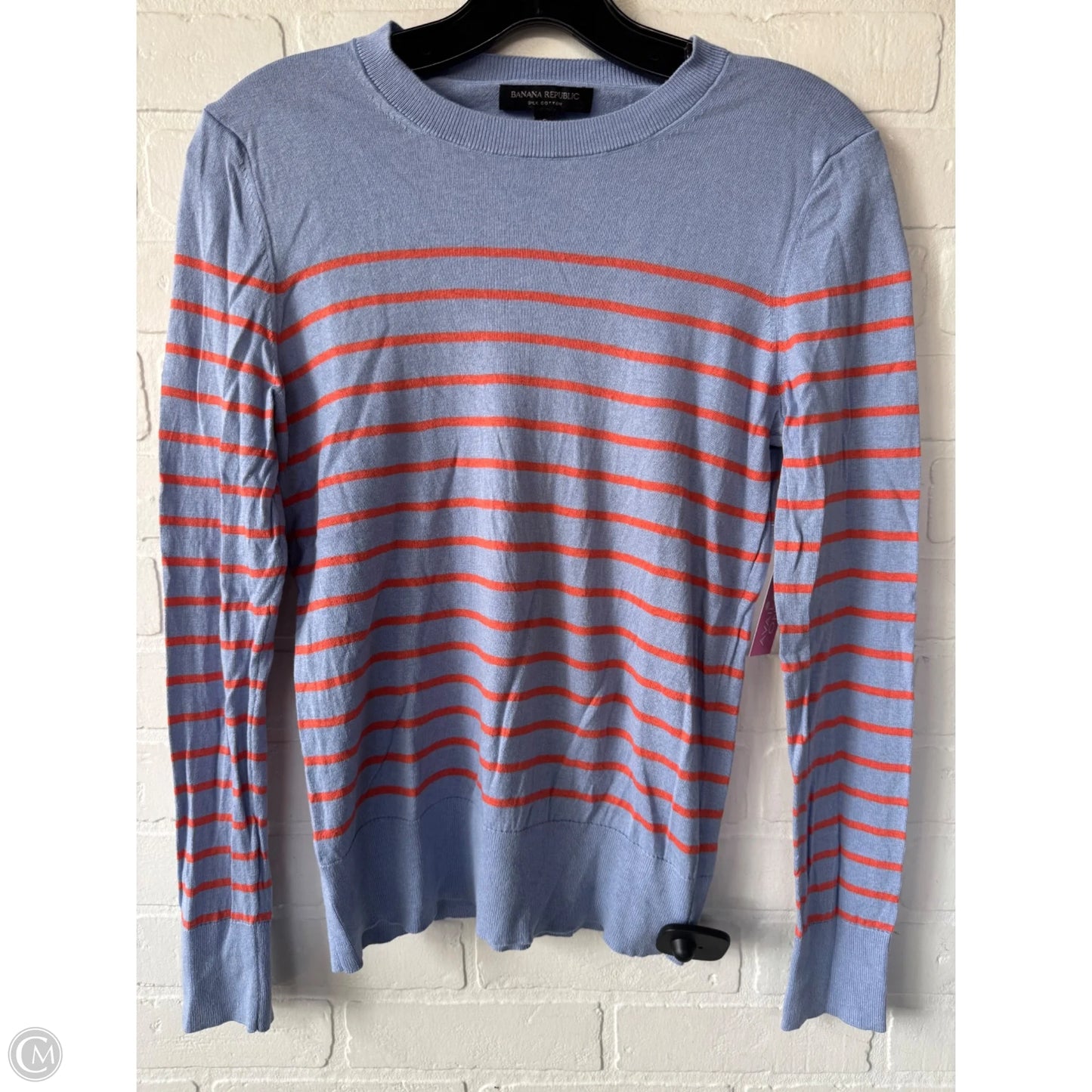 Sweater By Banana Republic In Blue & Orange, Size: S