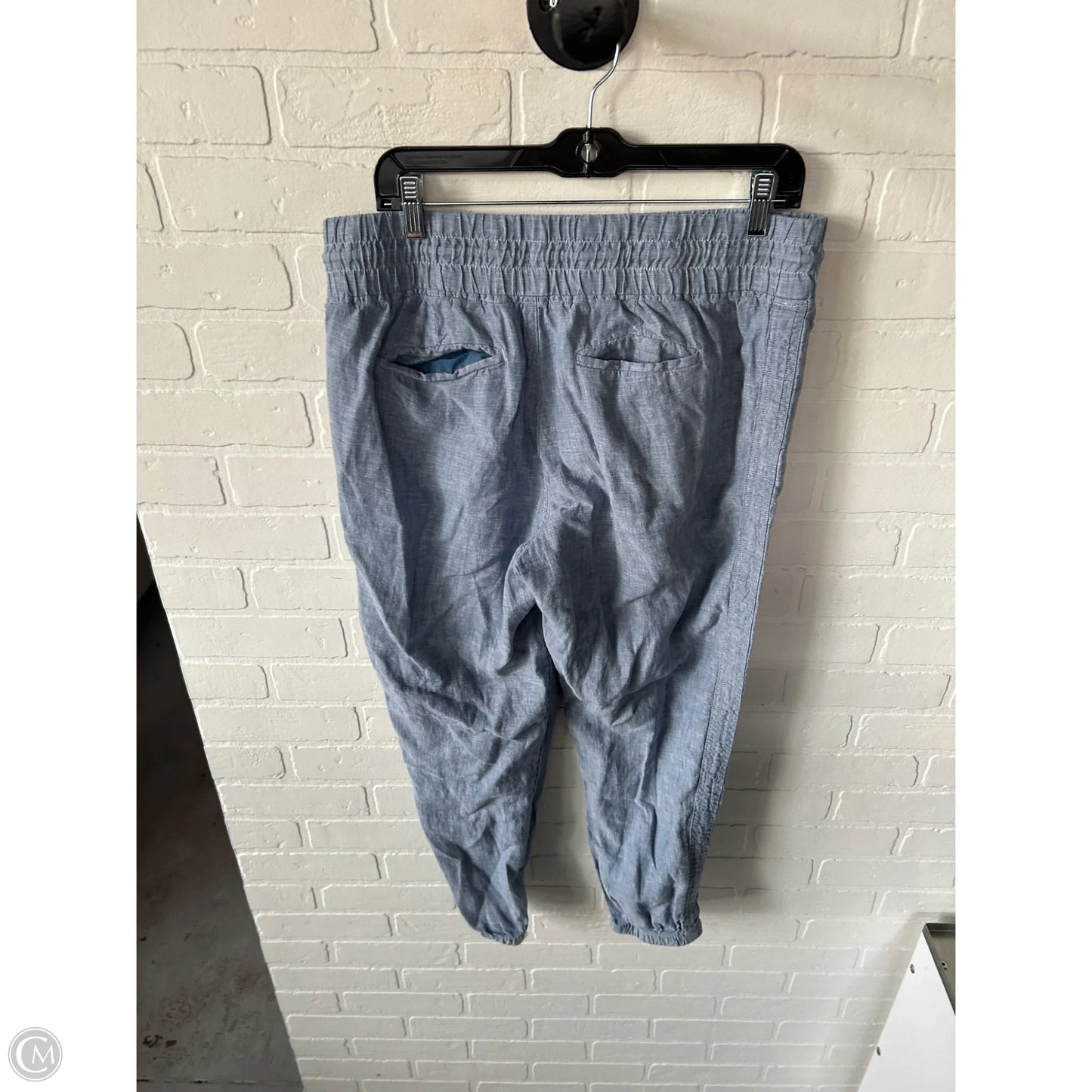 Pants Linen By Athleta In Blue & Brown, Size: 12