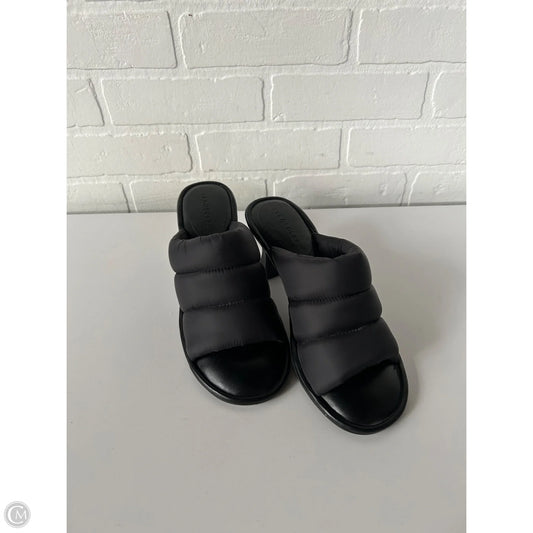 Sandals Heels Block By Aerosoles In Black, Size: 8.5