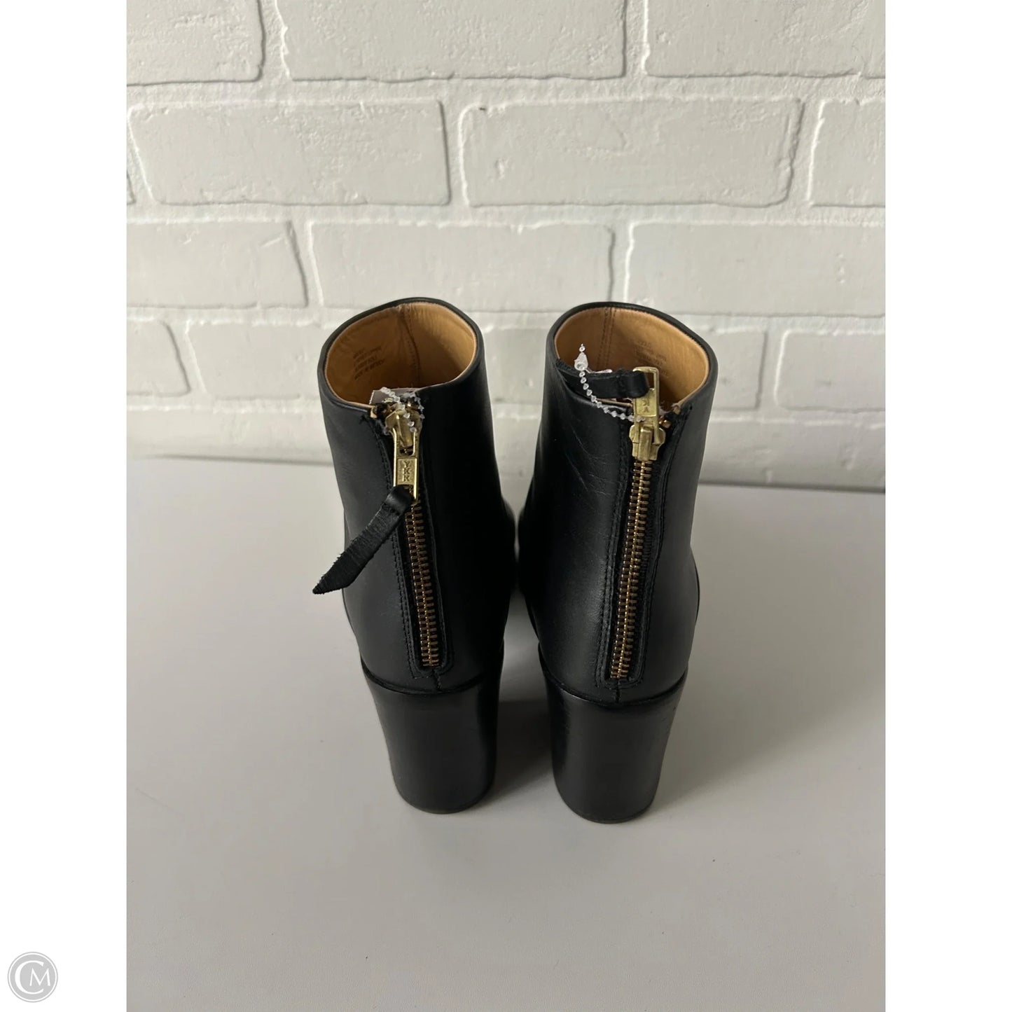 Boots Ankle Heels By Cma In Black, Size: 9