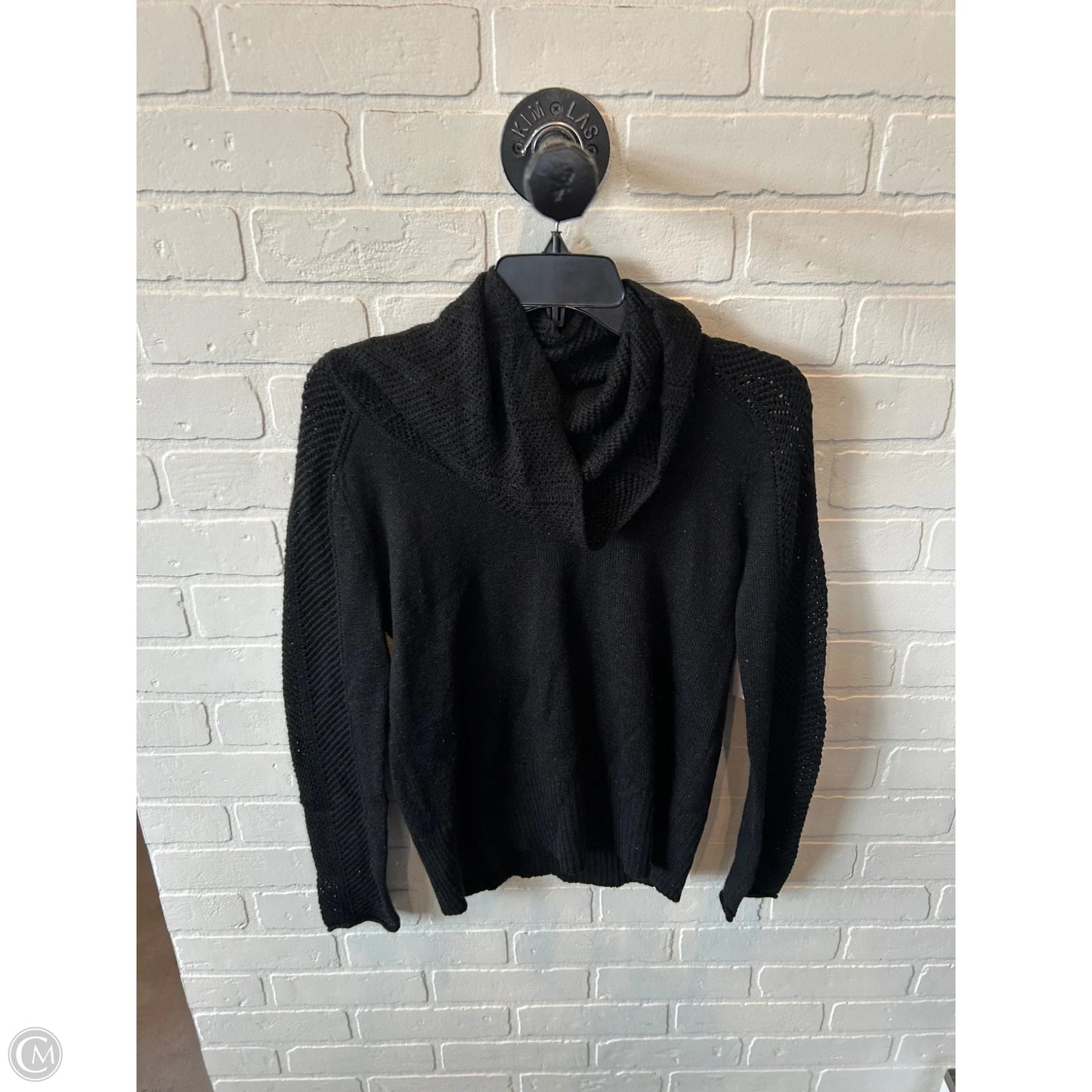 Sweater By Lucky Brand In Black, Size: L