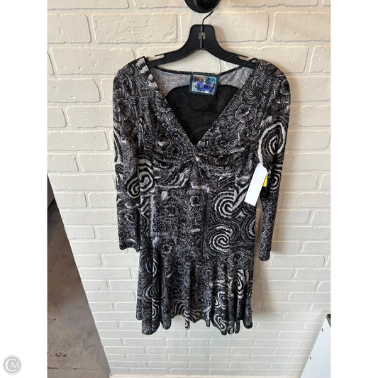 Dress Casual Short By Desigual In Grey, Size: M