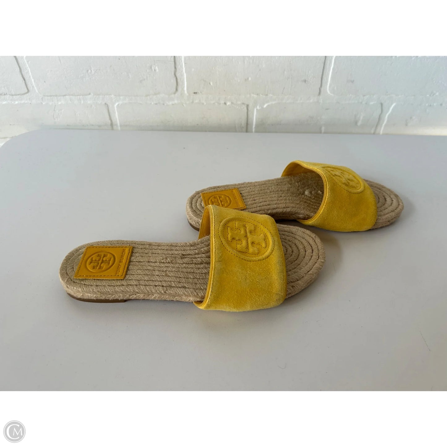 Sandals Designer By Tory Burch In Yellow, Size: 5