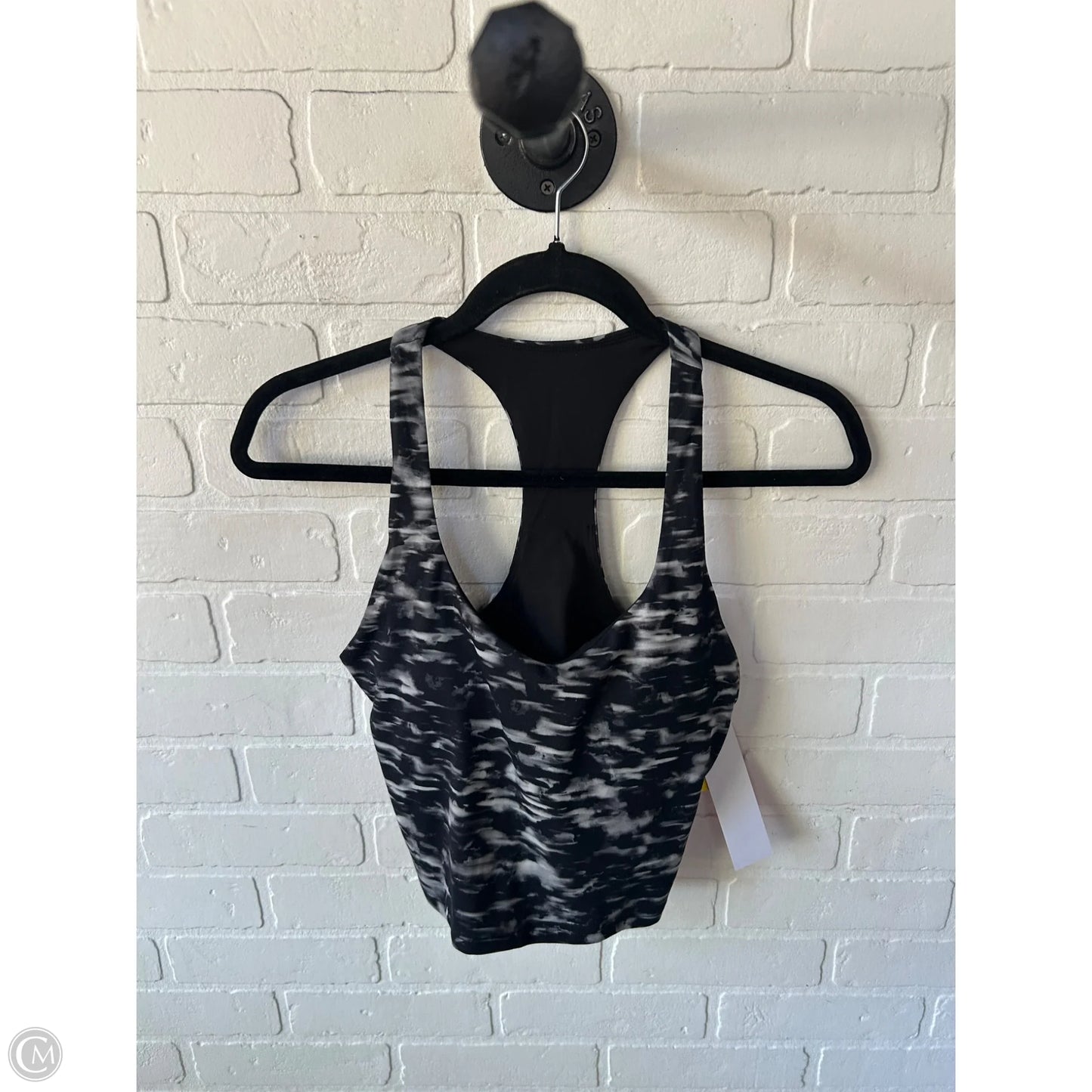 Athletic Bra By Fabletics In Black & Green, Size: S