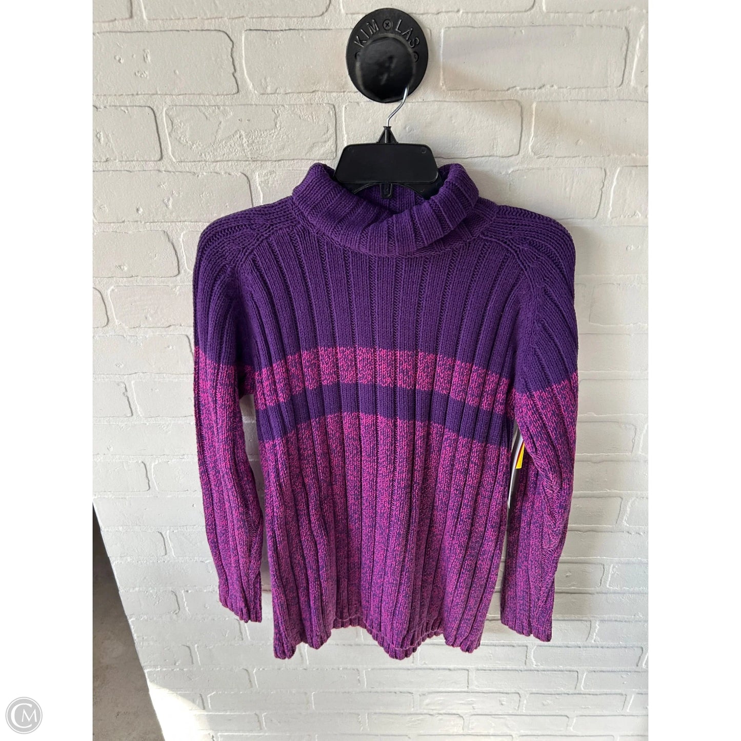Sweater By West Bound In Pink & Purple, Size: M