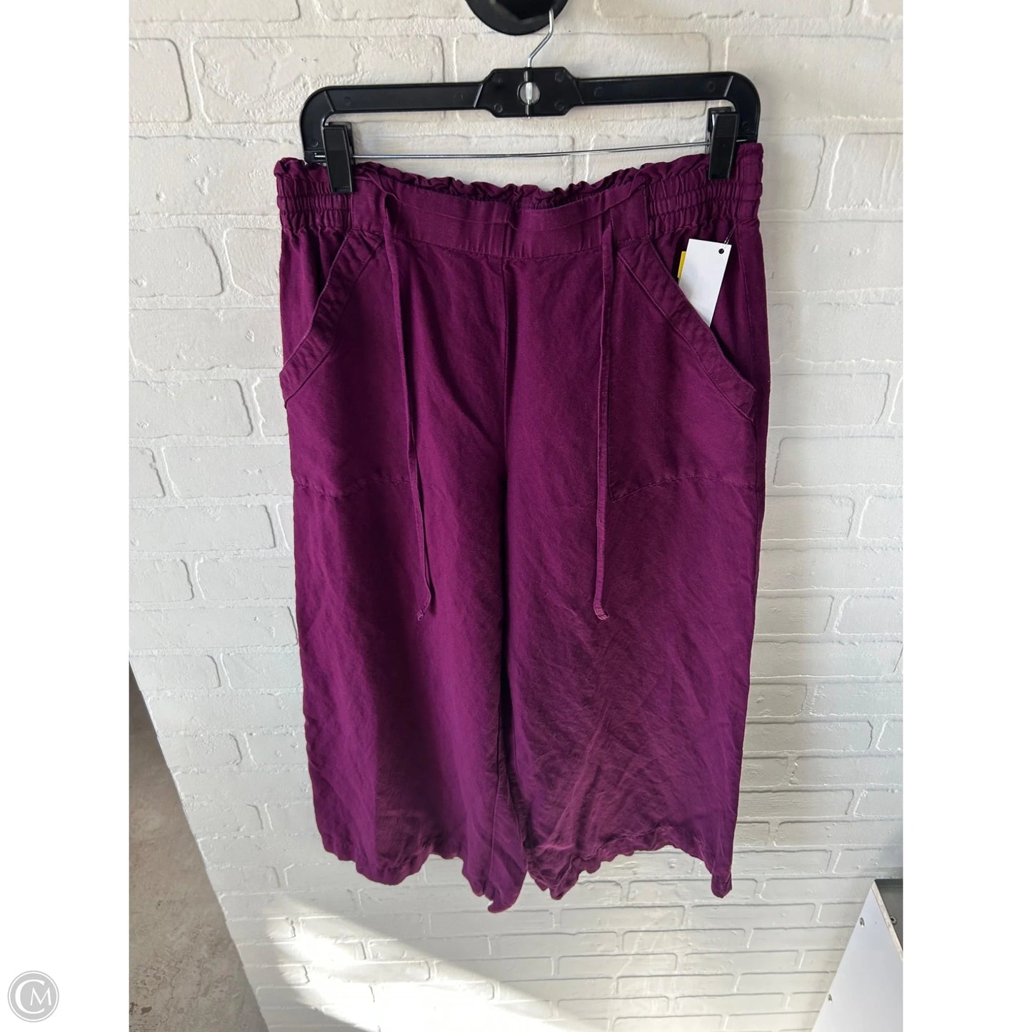 Pants Wide Leg By Loft In Purple, Size: 8