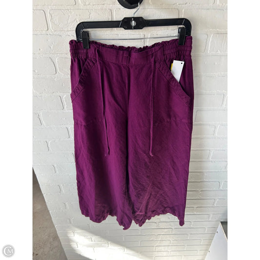 Pants Wide Leg By Loft In Purple, Size: 8