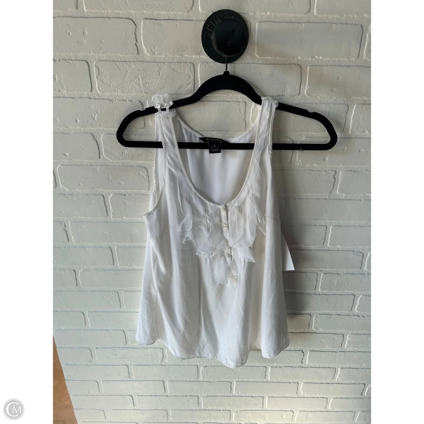 Top Sleeveless By White House Black Market In White, Size: S