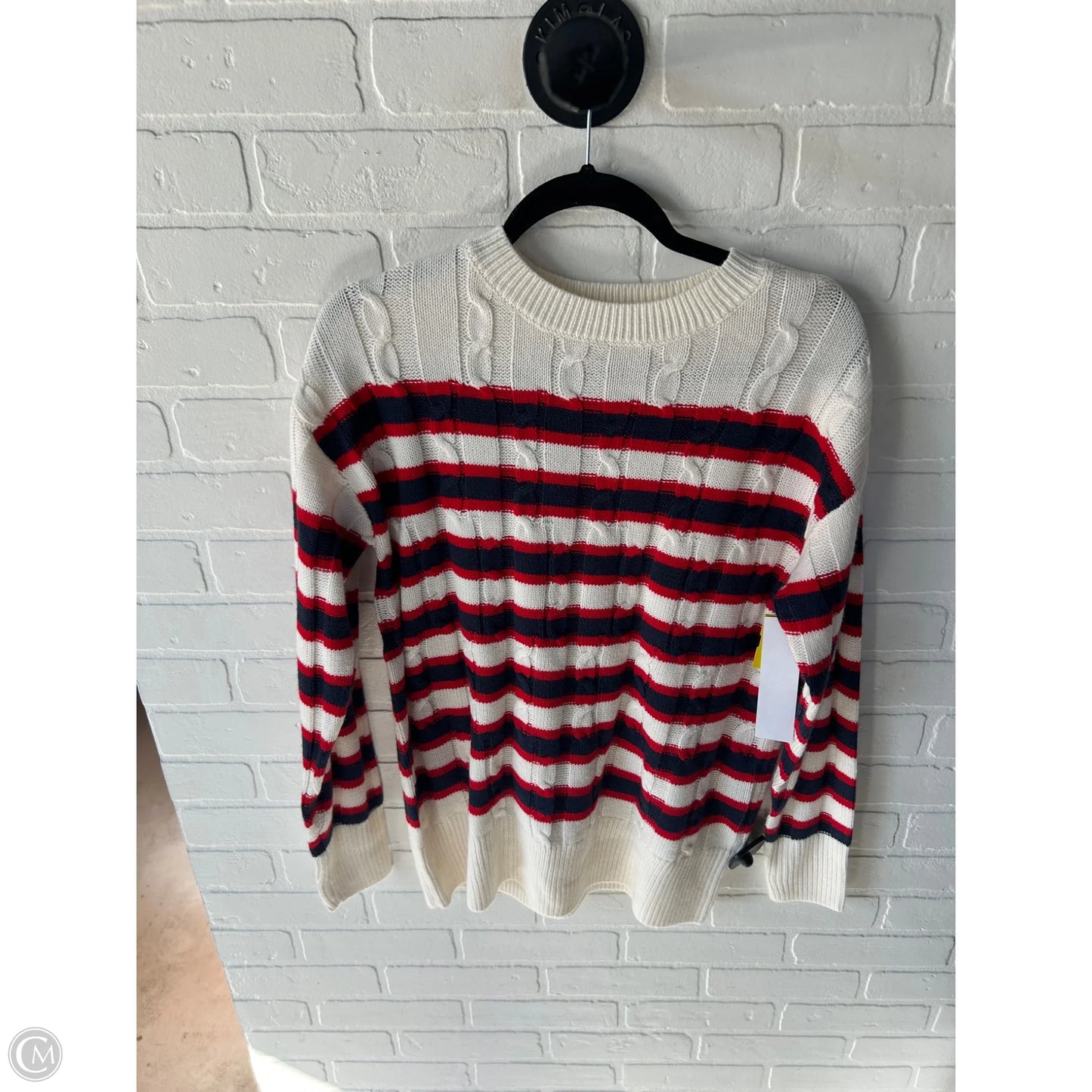 Sweater By So In Blue & Red & White, Size: M