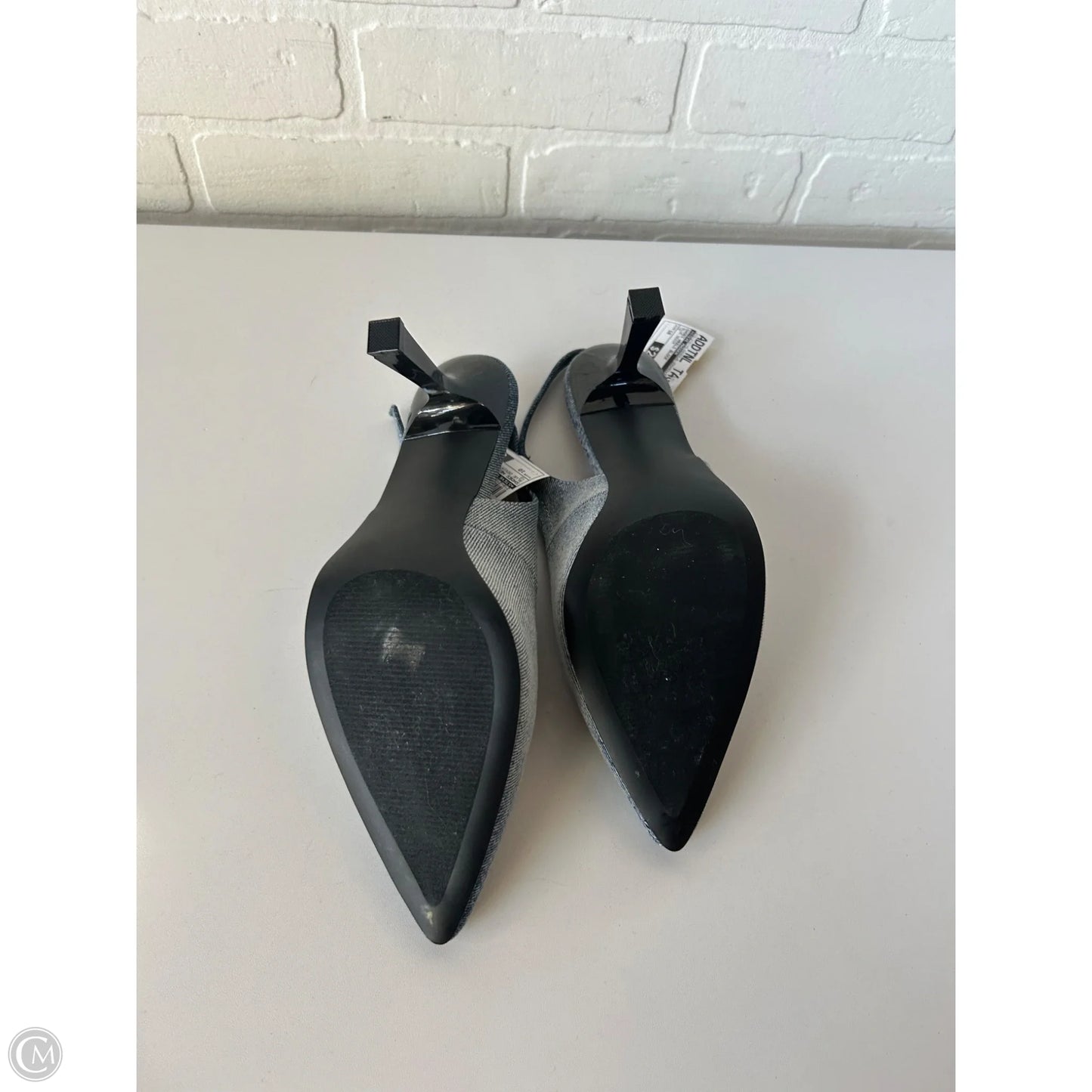 Shoes Heels Block By Steve Madden In Blue Denim, Size: 10