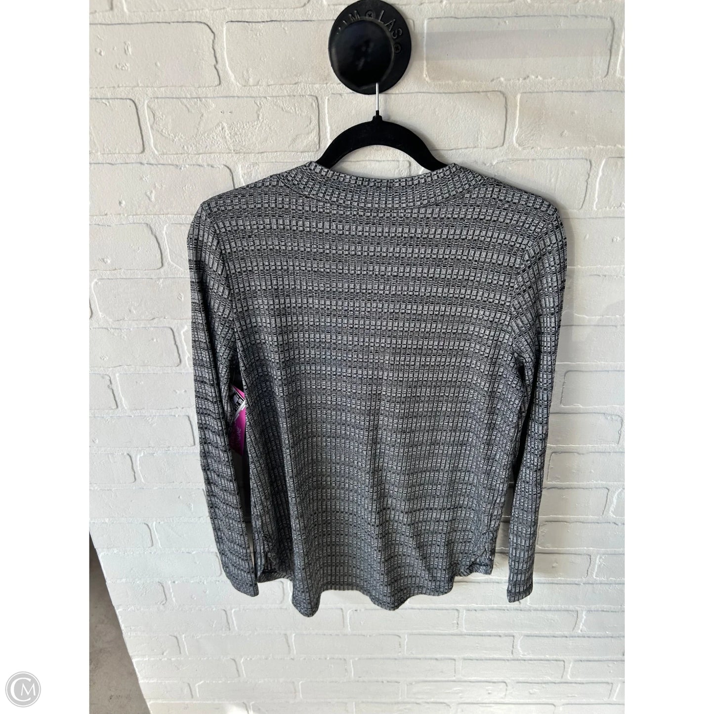 Top Long Sleeve By Loft In Grey, Size: M