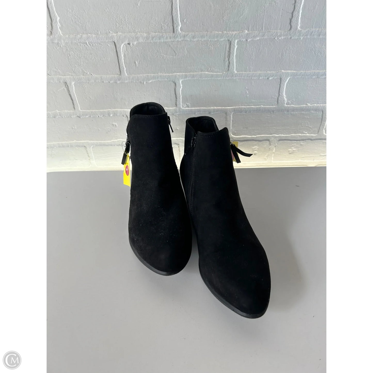 Boots Ankle Heels By Esprit In Black, Size: 11