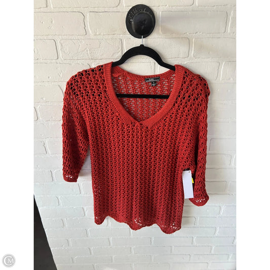 Sweater By Lisa International In Orange, Size: S