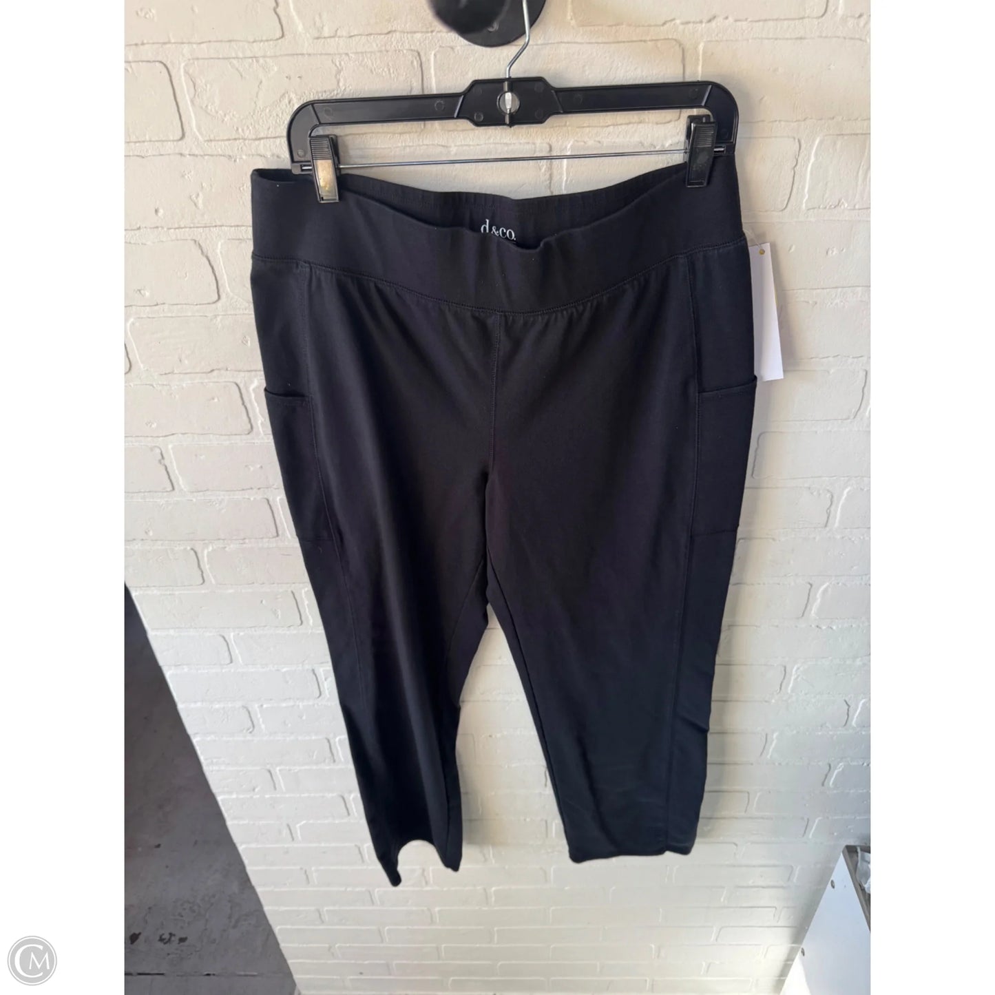 Pants Lounge By D&co. In Black, Size: 12