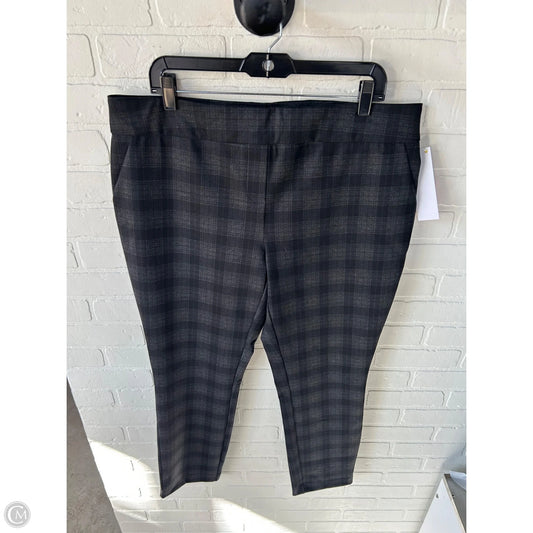 Pants Other By Hilary Radley In Black & Grey, Size: 16