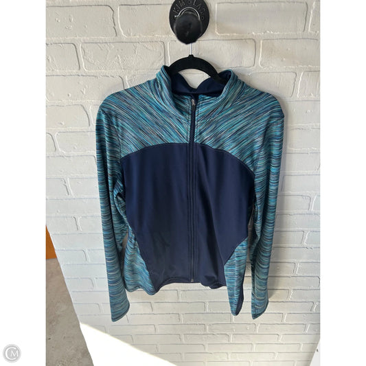 Athletic Jacket By Rbx In Blue, Size: Xl