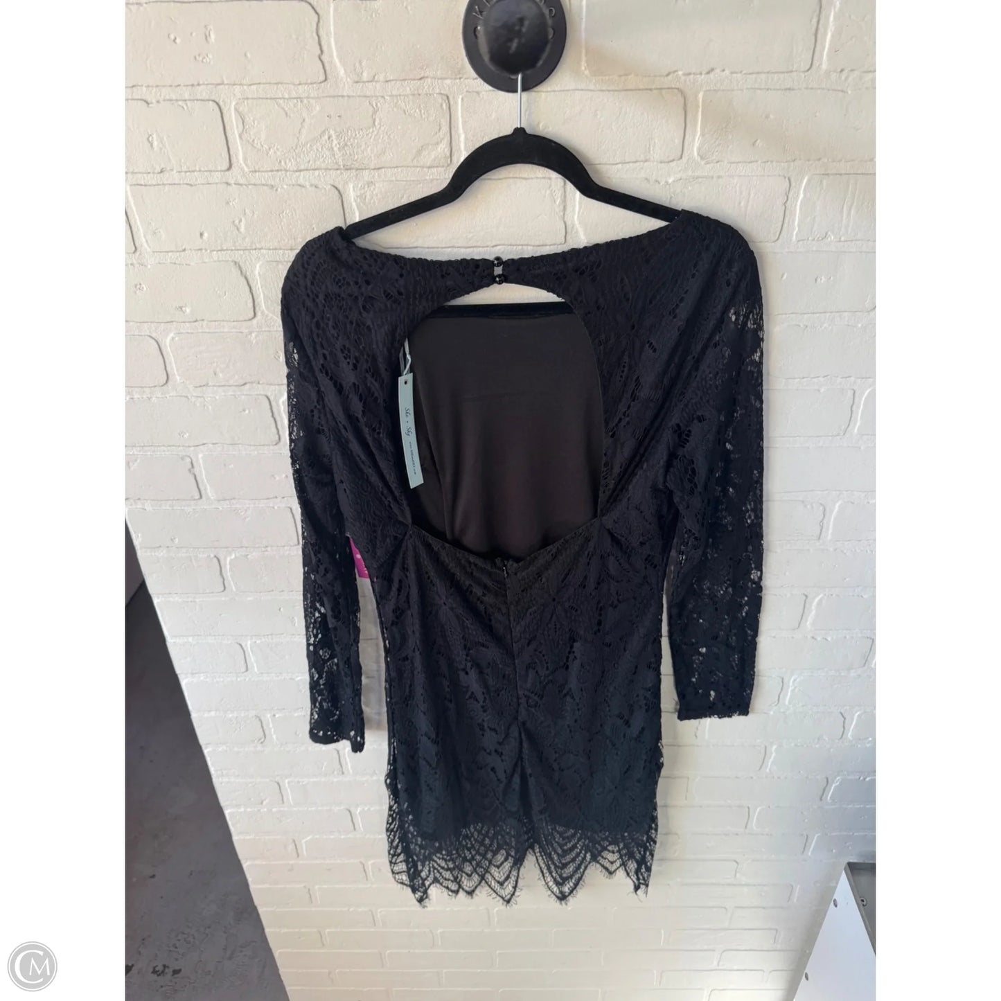 Dress Party Short By She + Sky In Black, Size: L