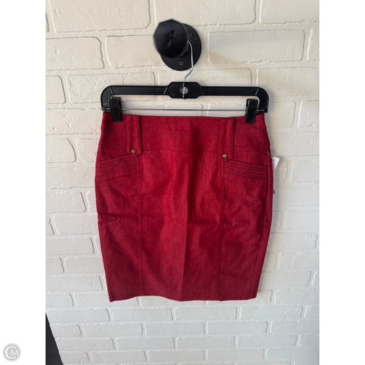 Skirt Mini & Short By Worthington In Red, Size: 2p