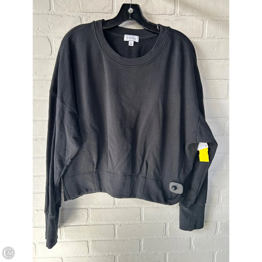 Sweatshirt Crewneck By Evereve In Black, Size: L