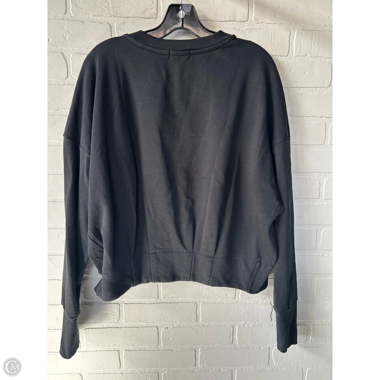 Sweatshirt Crewneck By Evereve In Black, Size: L
