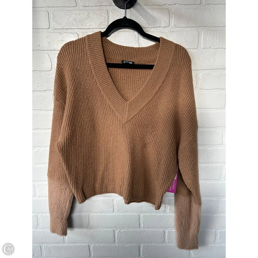 Sweater By Express In Tan, Size: Xs