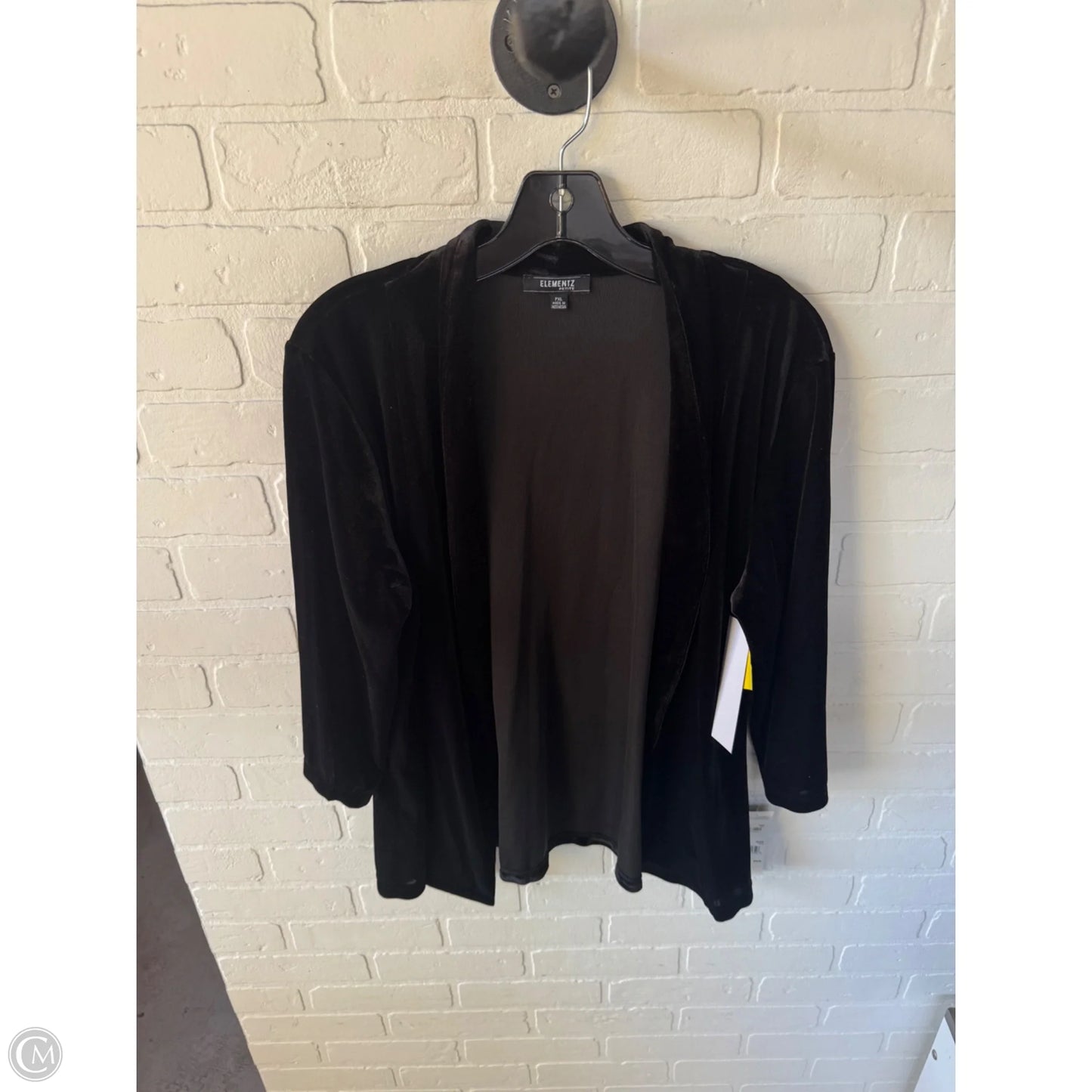 Cardigan By Elementz In Black, Size: Xlp