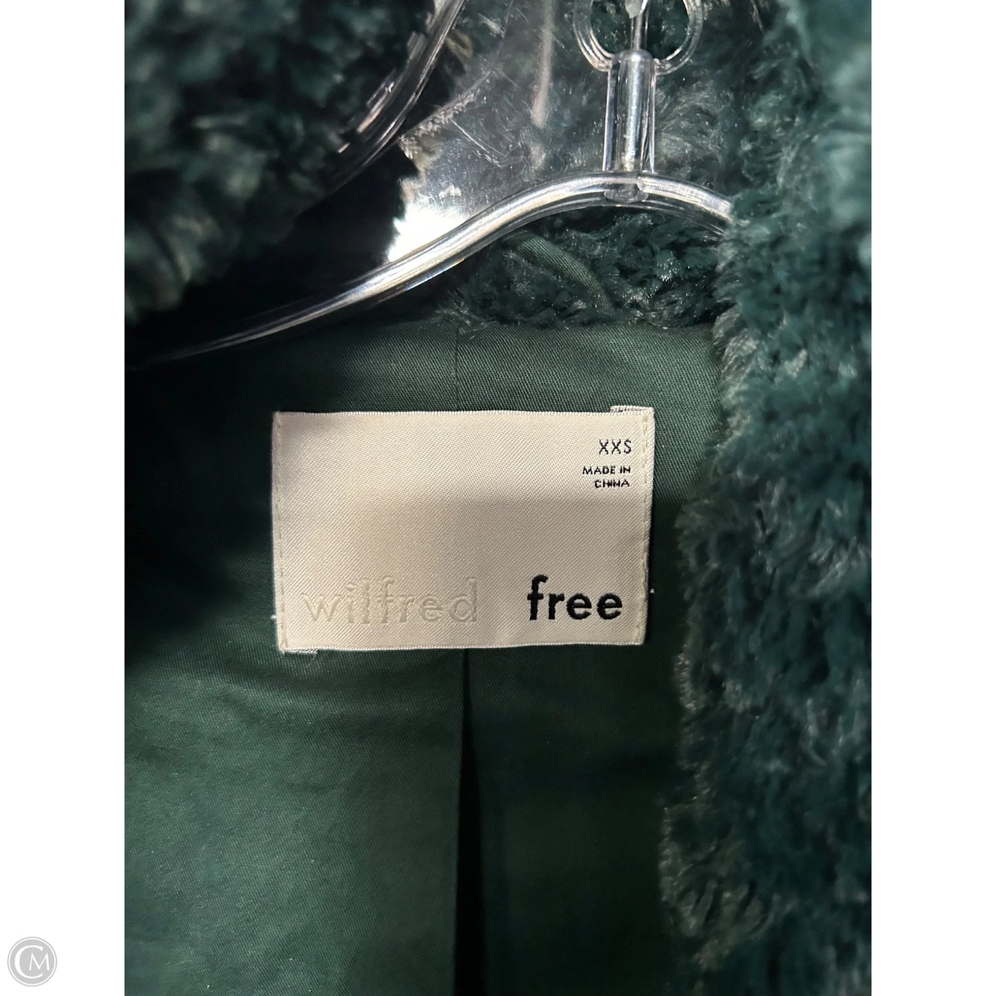 Coat Peacoat By Wilfred In Green, Size: Xxs